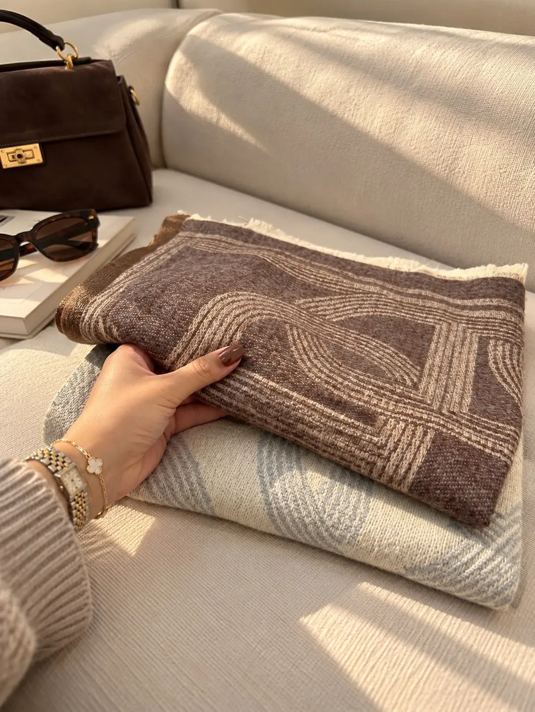 شال موهر پشمی بلارا